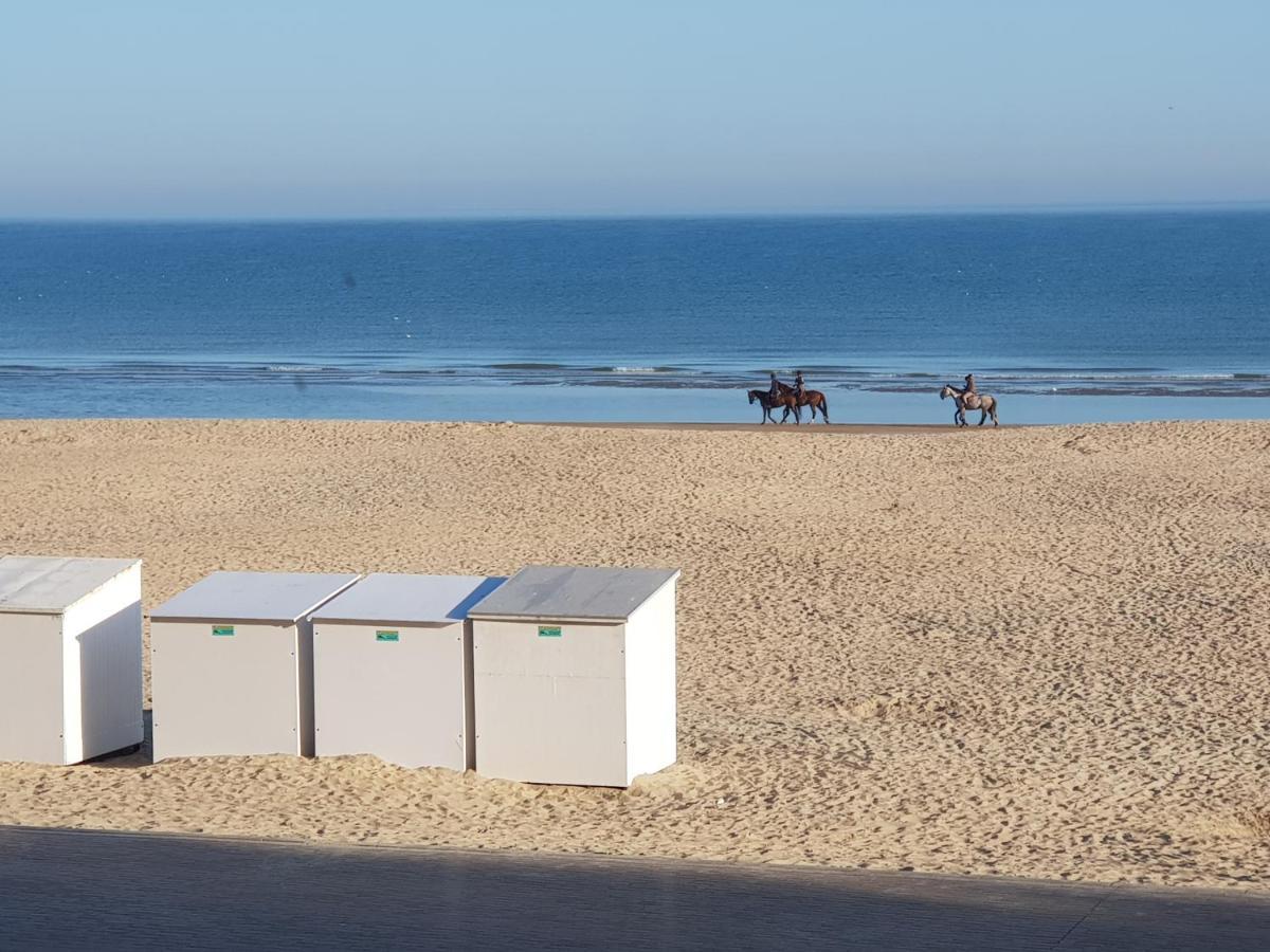 Koksijde Zeedijk La Digue 102 Appartement Met Garage - Lateraal Zeezicht Exterior foto